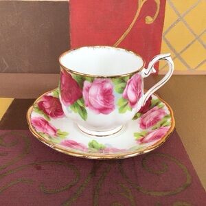 Royal Albert Old English Rose Teacup And Saucer